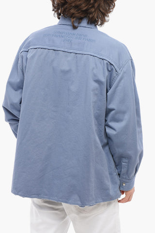 Camicia Imbottita con Dettagli in Spugna