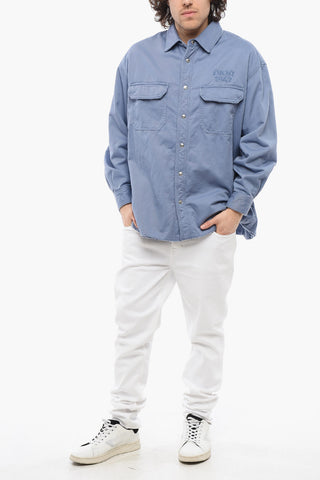 Camicia Imbottita con Dettagli in Spugna