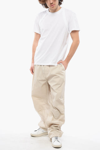 Crew Neck  BRACES Cotton T-Shirt