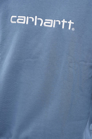 Fleeced Cotton Crew-neck Sweatshirt with Embroidered Logo
