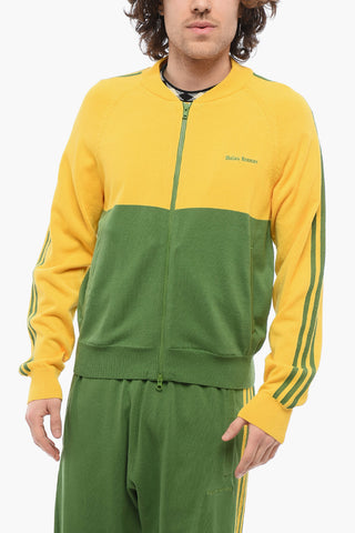 ADIDAS Maglia Bicolore con Chiusura Zip