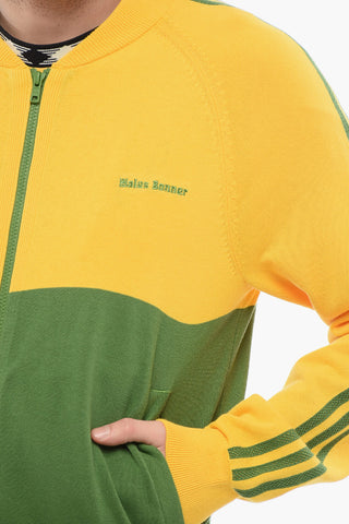 ADIDAS Maglia Bicolore con Chiusura Zip