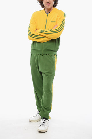 ADIDAS Maglia Bicolore con Chiusura Zip