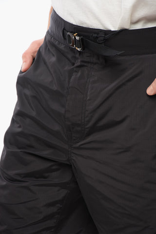 Rip-stop Shorts With Buckle And Drawstrings