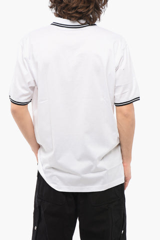 Lightweight Cotton Polo Shirt with Half Zip