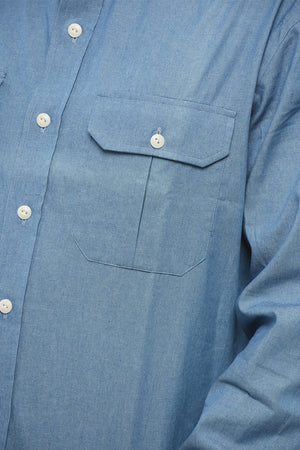 더블 포켓 데님 셔츠