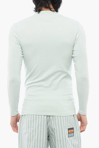Pajama Top Long Sleeved Buttons