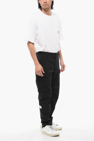 Pantaloni Cargo a Quadri Rip Stop con Fondo Removibile