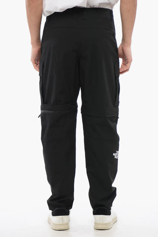 Pantaloni Cargo a Quadri Rip Stop con Fondo Removibile