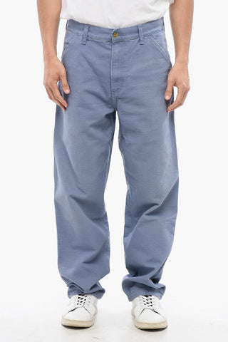 Hosen SINGLE KNEE aus Baumwolltwill mit regulärer Taille