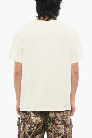 Cotton Crew-Neck T-shirt With Embroidery