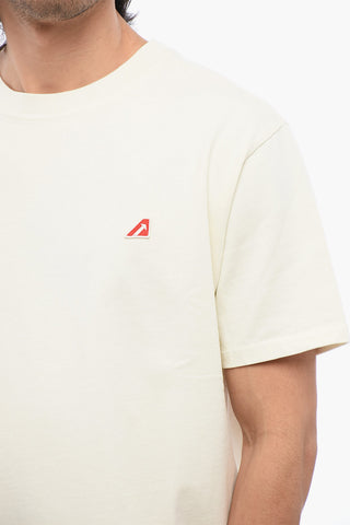 Cotton Crew-Neck T-shirt With Embroidery