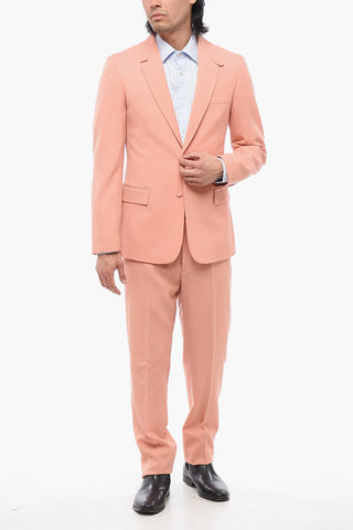 Wool Blazer with Button-down Collar