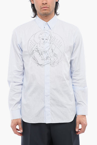 DUNCAN GRANT Striped CHARLESTON Printed Shirt