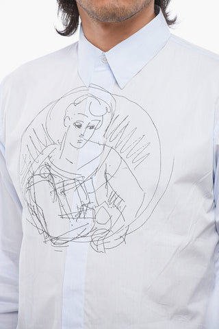 DUNCAN GRANT Striped CHARLESTON Printed Shirt