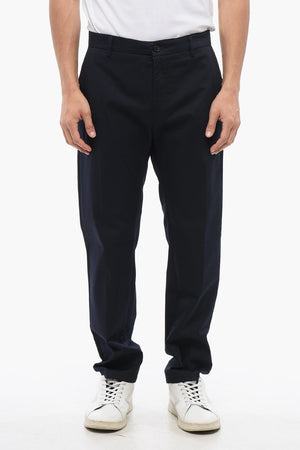 Pantaloni Chino PRINCE in Cotone Stretch a Tinta Unita
