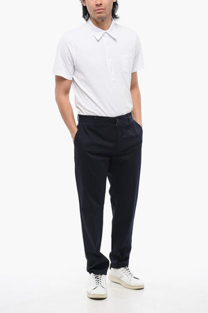 Pantaloni Chino PRINCE in Cotone Stretch a Tinta Unita