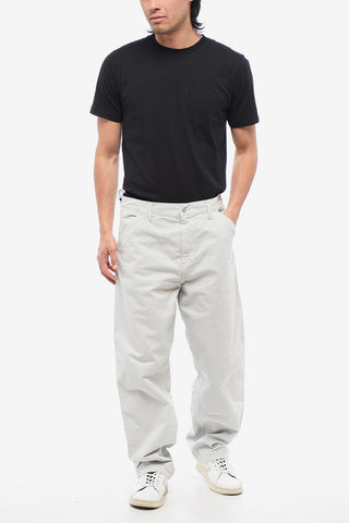 Straight Fit Cotton Twill SINGLE KNEE Pants