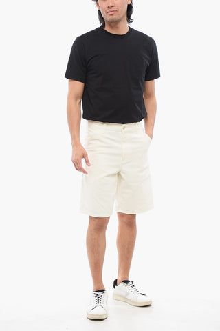 Regular Waist Organic Cotton SINGLE KNEE Shorts