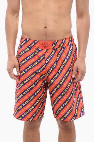 Costume da Bagno Boxer Logati All-Over