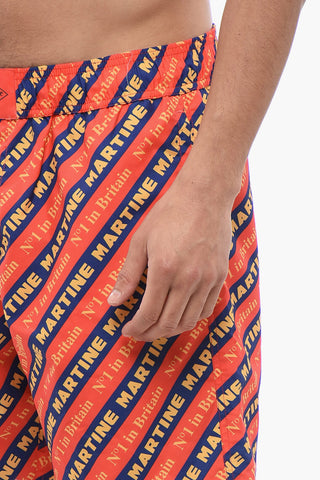 Costume da Bagno Boxer Logati All-Over