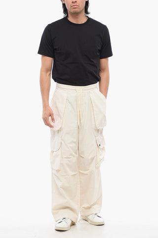 Cargohose aus Baumwolle und Nylon mit Logo-Patch auf der Rückseite