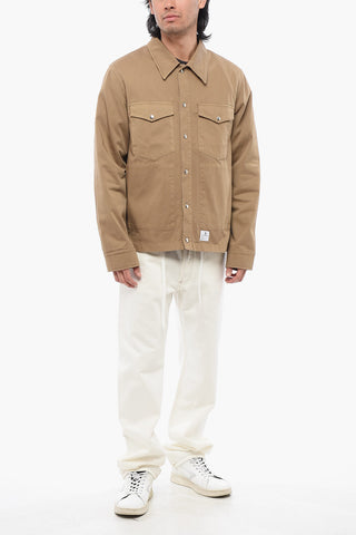 Cotton Twill DRAGON Utility Overshirt with Snap Buttons