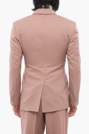 Zweireihiger Blazer mit doppellagigem Revers