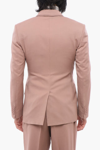 Blazer Doppiopetto con Rever a Doppio Strato