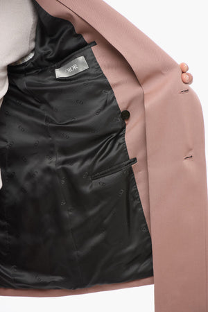 Zweireihiger Blazer mit doppellagigem Revers