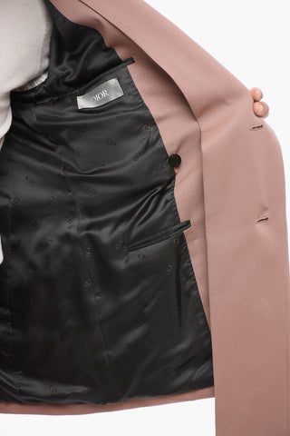 Blazer Doppiopetto con Rever a Doppio Strato