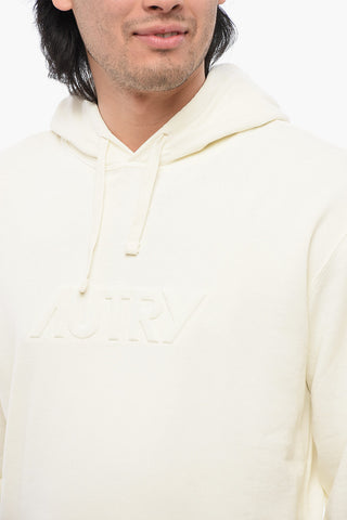 Cotton Hoodie with Embossed Logo