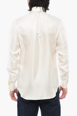 Printed JACK KEROUAC Silk Shirt