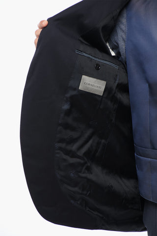 Center Vent Virgin Wool CERIM.ACADEMY 1-Button Blazer With Waistcoat