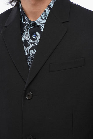 Twill Virgin Wool Slim Fit Coat