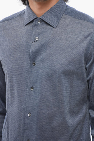 Lightweight Hopsack Cotton Shirt