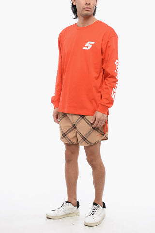 Long Sleeved Organic Cotton Crewneck T-Shirt