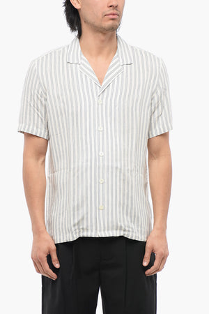 Camicia a Maniche Corte a Righe 