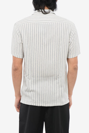Short-Sleeved Striped Shirt