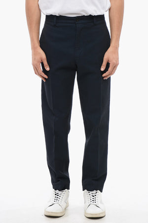 Pantaloni GEORGE in Popeline di Cotone con Passanti
