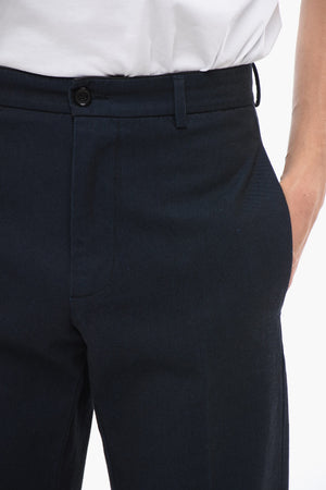 Pantaloni GEORGE in Popeline di Cotone con Passanti