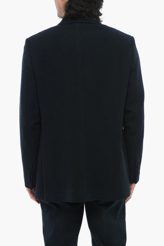 Single Breasted Wool Blazer With Breast Pocket