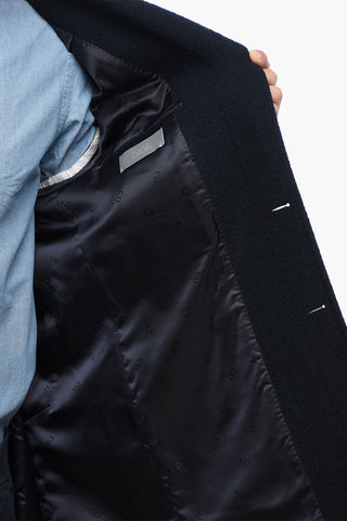 Single Breasted Wool Blazer With Breast Pocket