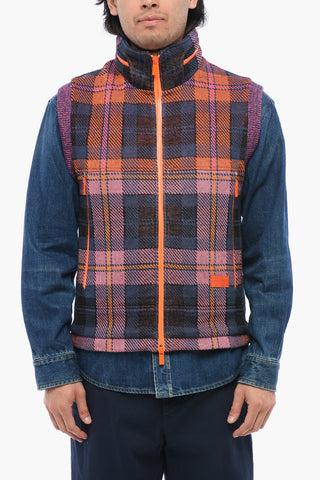Gilet in Misto Lino con Cappuccio Estraibile