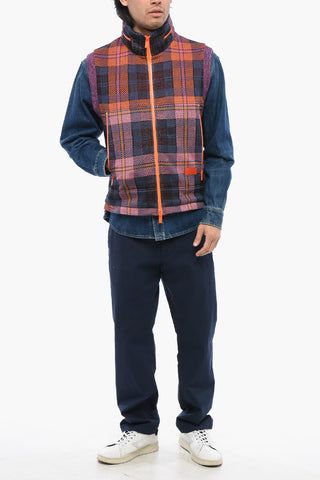Gilet in Misto Lino con Cappuccio Estraibile