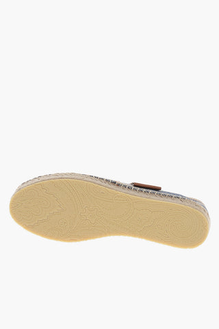Espadrillas in Canvas con Motivo a Righe