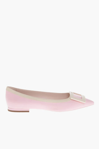 Leather GOMMETTINE Ballet Flats with Maxi Buckle