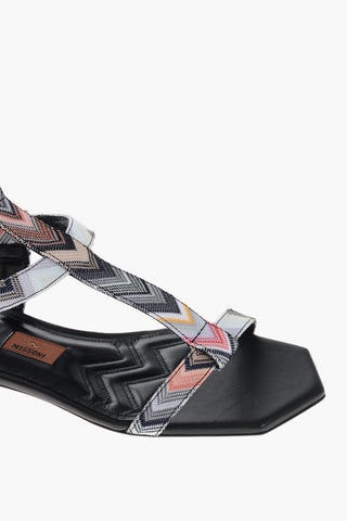 Sandali FILICUDI in Canvas Motivo Zig Zag