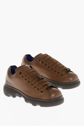 Leather Ranger Sneakers with Laces