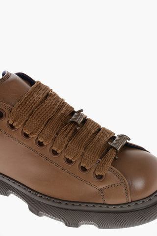 Leather Ranger Sneakers with Laces